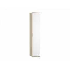 Шкаф бельевой одностворчатый Терра ШК-821, цвет: Белый глянец