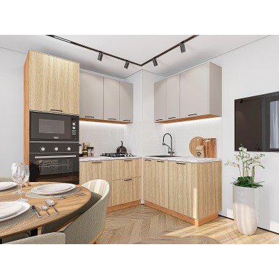 Эйр-03 Cream Silk/Real Oak (2340*1700/1200*600)