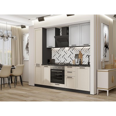 Нео-02 Grey Silk/Cream Silk