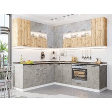 Кухня VIVAT Флэт в новых декорах: Wotan Oak и Temple Stone!!!