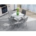 Стол Uni-Form-S.2B SGrey/White Gloss Marble