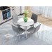 Стол Uni-Form-R.2B SGrey/White Gloss Marble