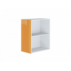 Фасад боковой Валерия-М для верхнего шкафа, цвет: Оранжевый глянец
