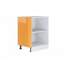 Фасад боковой Валерия-М для нижнего шкафа, цвет: Оранжевый глянец