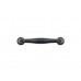 Ручка скоба мебельная URSULA RS433BL.4, цвет: BL Черный матовый