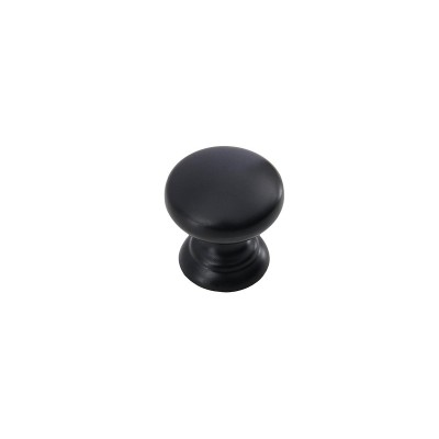 Ручка кнопка мебельная URSULA RC433BL.4, цвет: BL Черный матовый